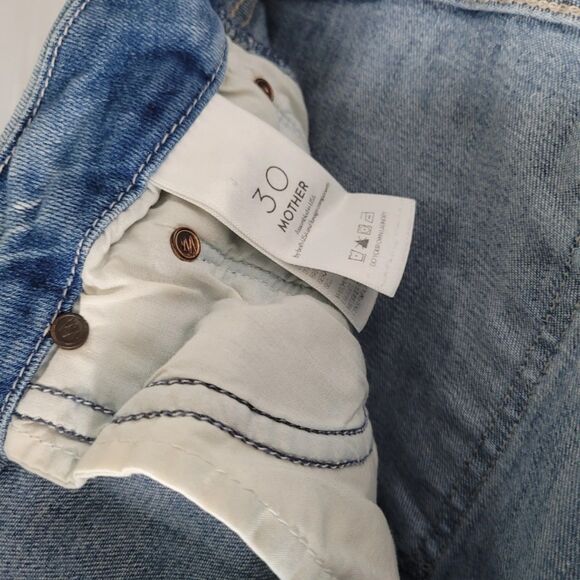 Mother Jeans Size 30 The Looker Crop Skinny Jeans - Picture 5 of 5